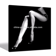 Черно-белые женские ножки Плакат / настенное украшение Абстрактные картины / картина с изображением холста Dropship